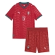 Billige Fotballdrakt Portugal Rafael Leao #17 Replika Hjemmedraktsett Barn VM 2026 Kortermet (med bukser)
